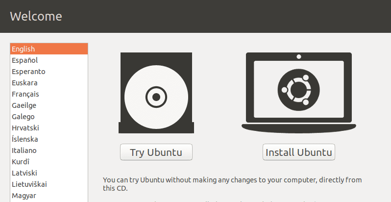 Arrancar Ubuntu