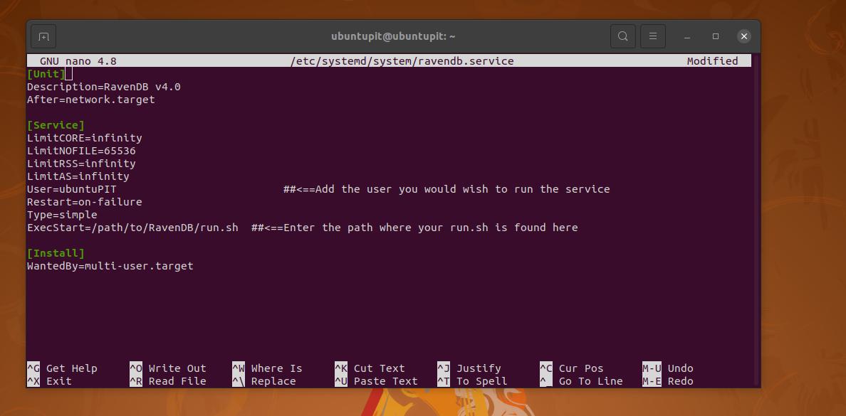 Configurar RavenDB como servicio en Ubuntu