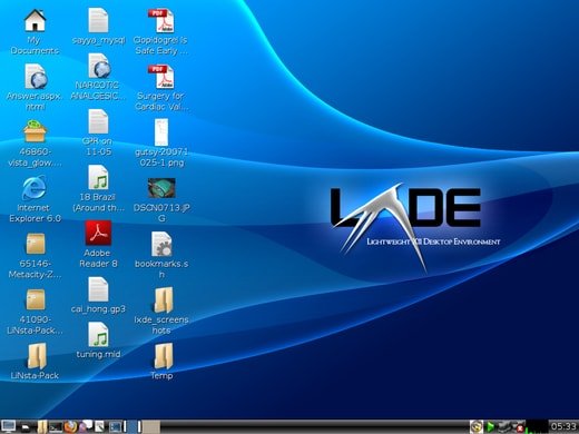 LXDE (entorno de escritorio ligero X11)