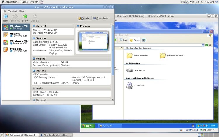 Linux con Windows XP