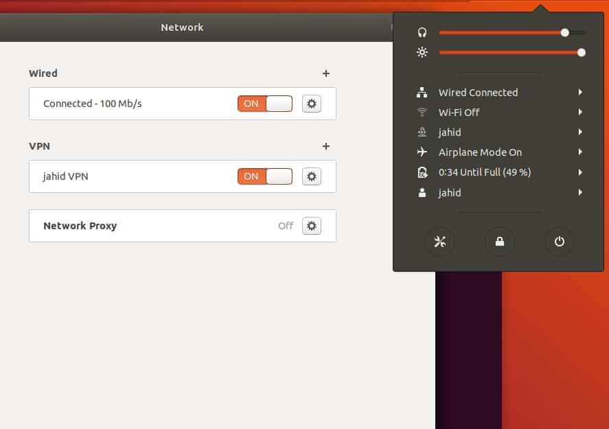 OpenVPN en Ubuntu Linux vpn conectado