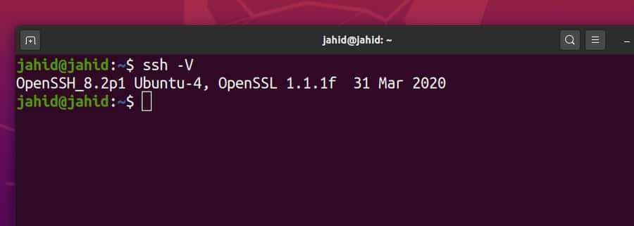 Servicio SSH en versión Linux