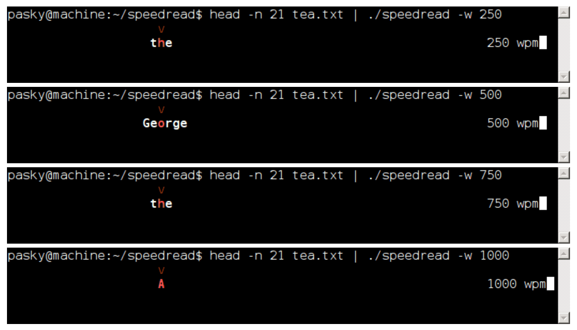 SpeedRead: herramientas de lectura rápida de Linux