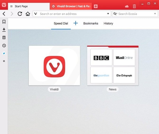 Navegador Vivaldi para Linux