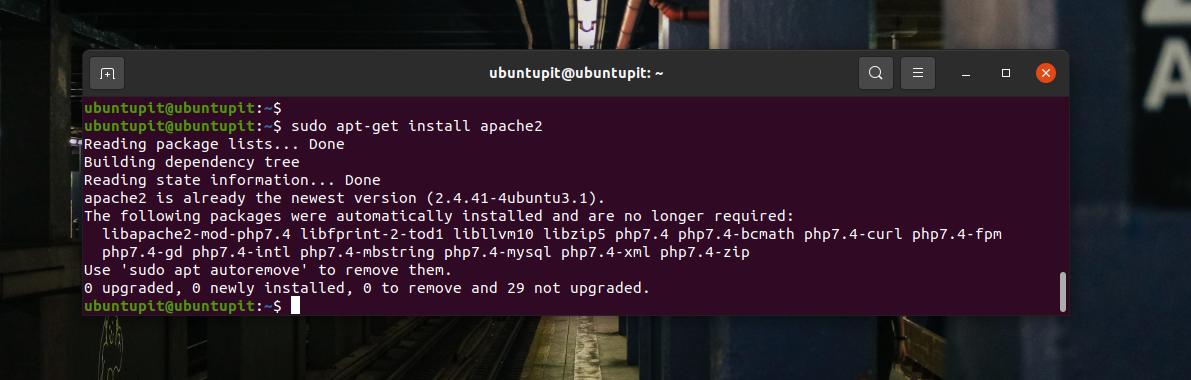 instalar apache2 en ubuntu