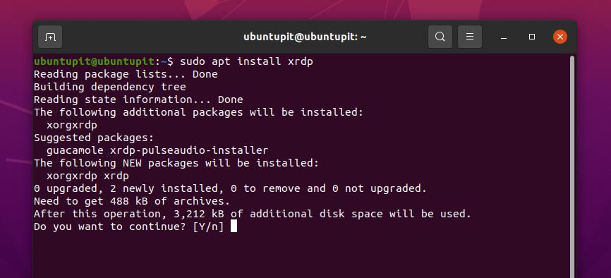 instalar xrdp en ubuntu
