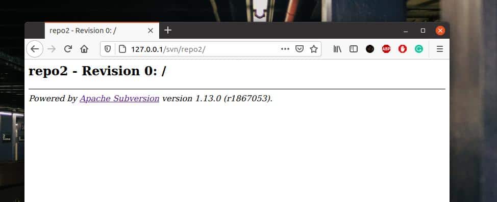 Servidor Apache SVN en Linux