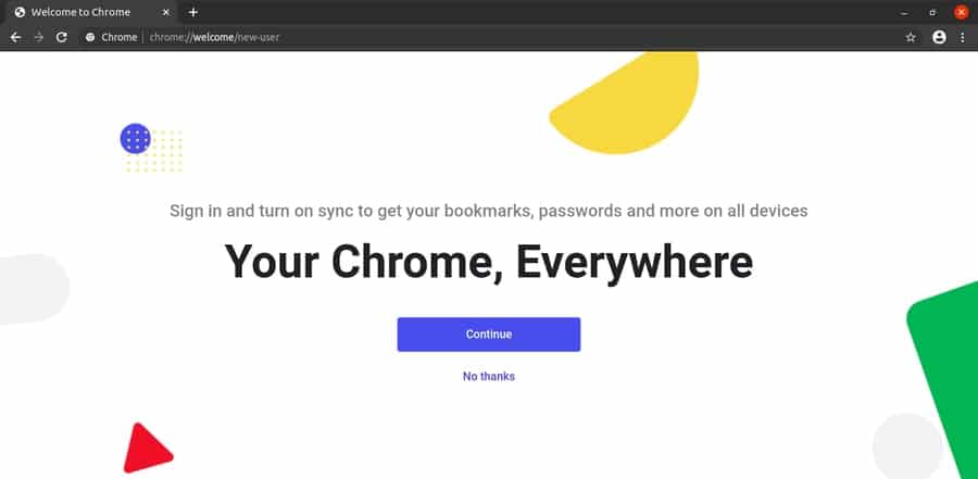 inicio instalar google chrome en Linux