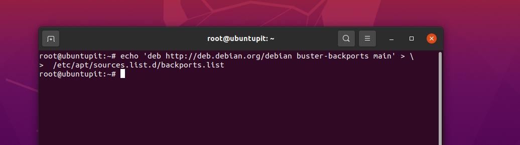 actualizar repositorio en Debian para cabina