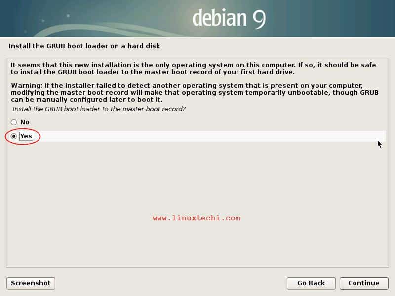 Install-Boot-Loader-Debian9