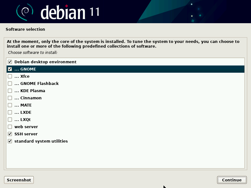 Elegir-Software-Debian11-Instalación