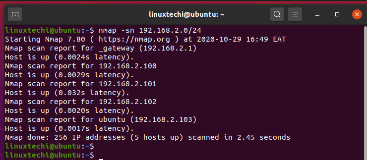 escanear-host-activo-desde-red-nmap-comando