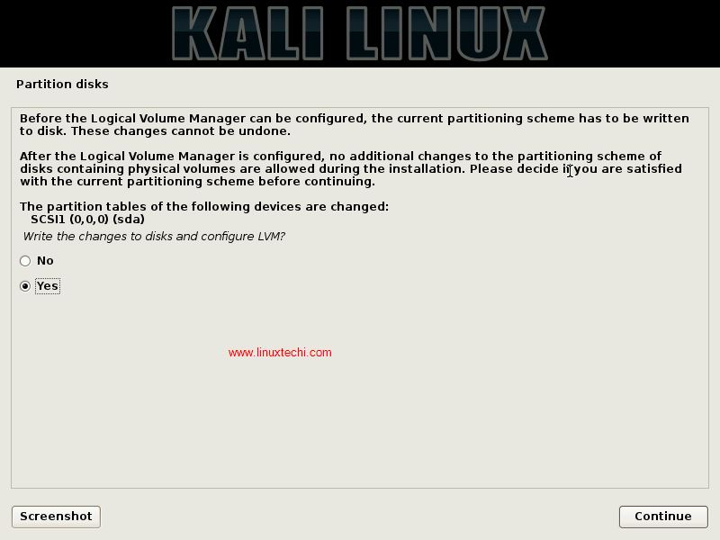 Write-changes-to-disk-KaliLinux-installation