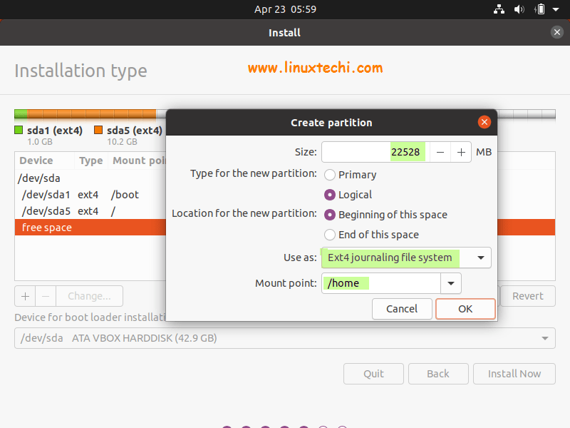 Inicio-Creación-de-particiones-Ubuntu-20-04-Instalación