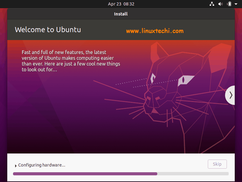 Ubuntu-20-04-LTS-Instalación -Progreso