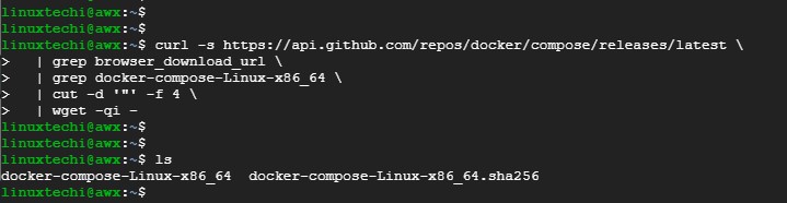 Docker-Compose-Descargar Ubuntu