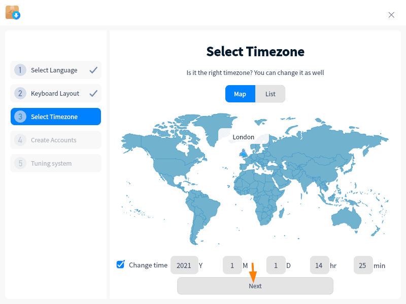 TimeZone-For-Deepin-20-1-System