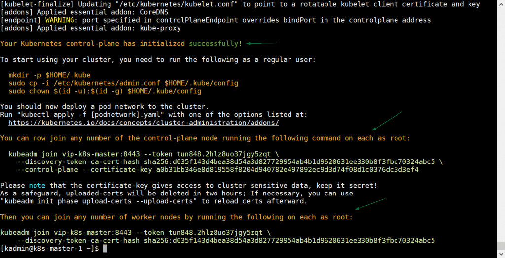 Kubeadm-success-ha-cluster