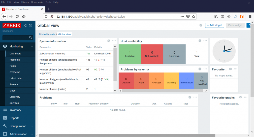 Tablero-Zabbix-Server-CentOS8