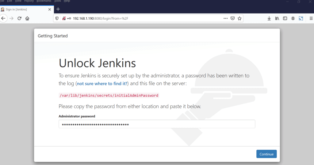 Contraseña-Jenkins-CentOS8