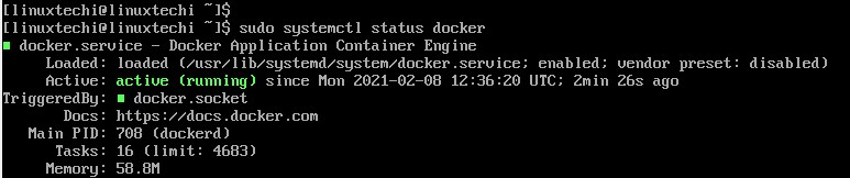 docker-servicio-estado-archlinux