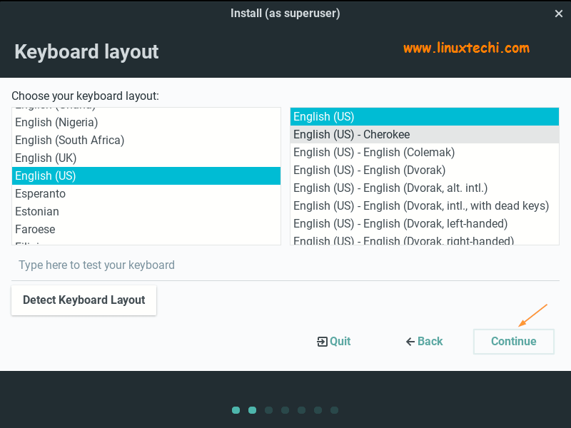 Keyboard-layout-selección-linux-lite-5-instalación