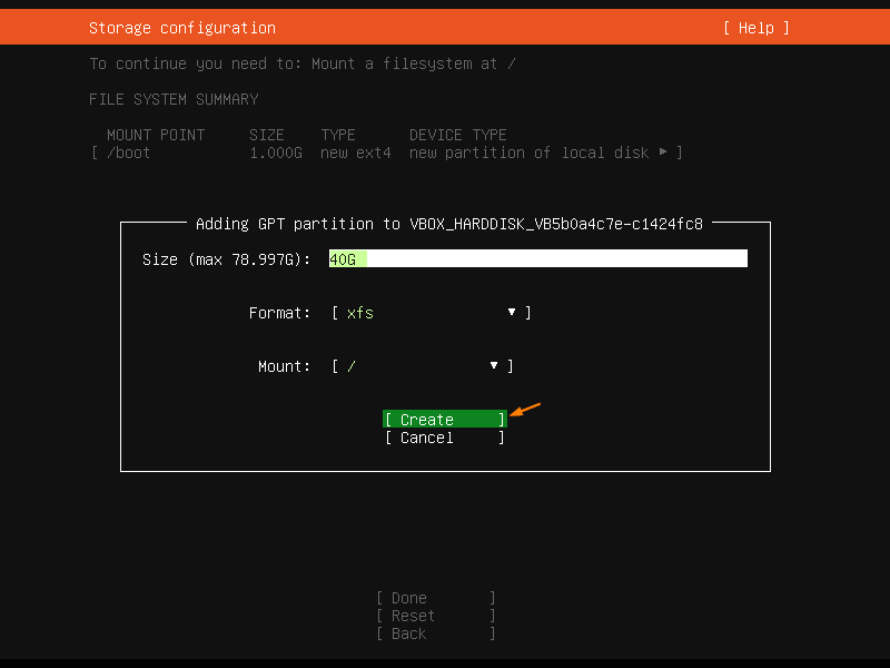 Slash-root-partición-ubuntu-20-04-servidor