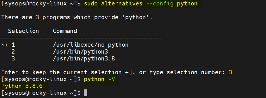 Alternativa-Python-Rocky-Linux8