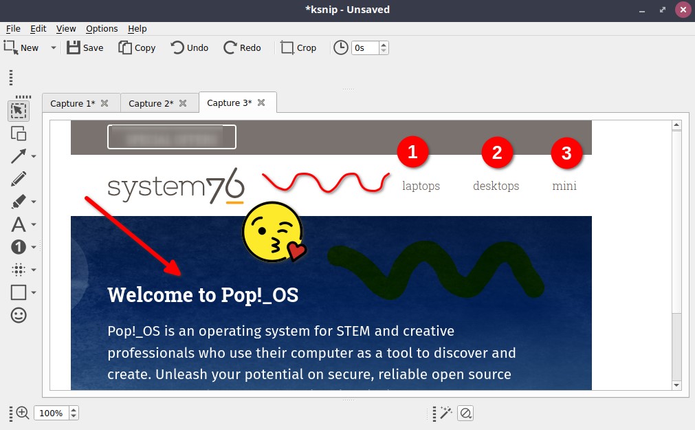 Ksnip-Captura de pantalla-Herramienta-Ubuntu