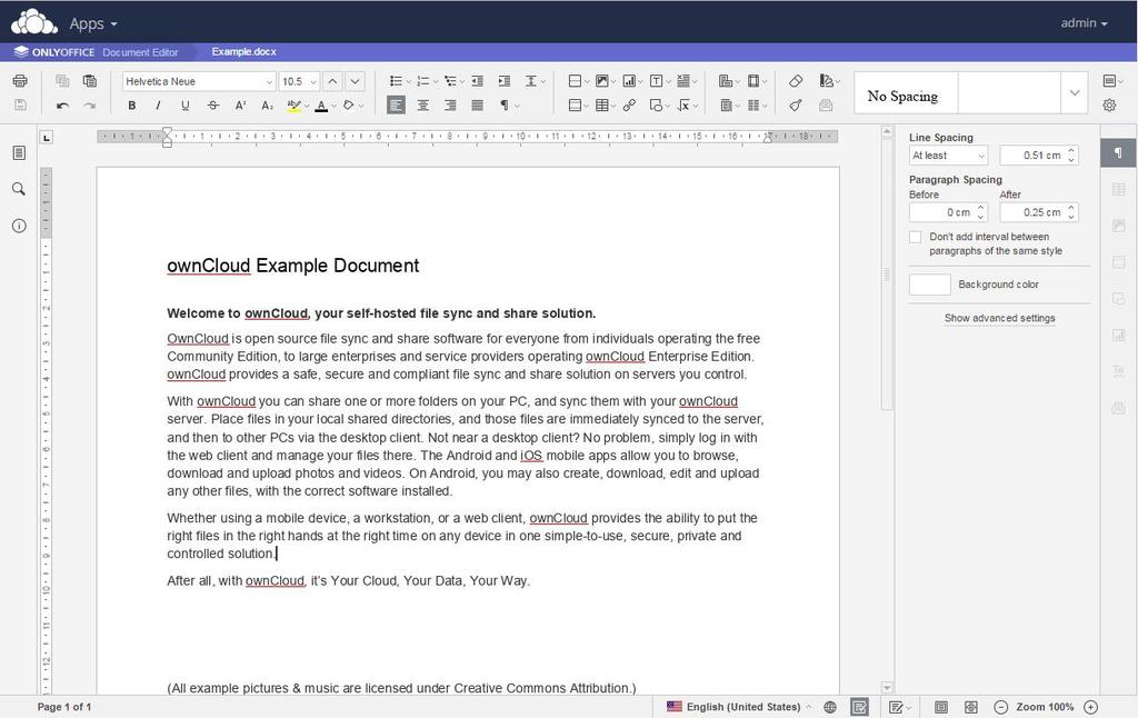 Edit-ownCloud-documento-ONLYOFFICE