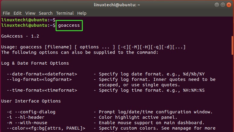 goacces-comando-salida-linux